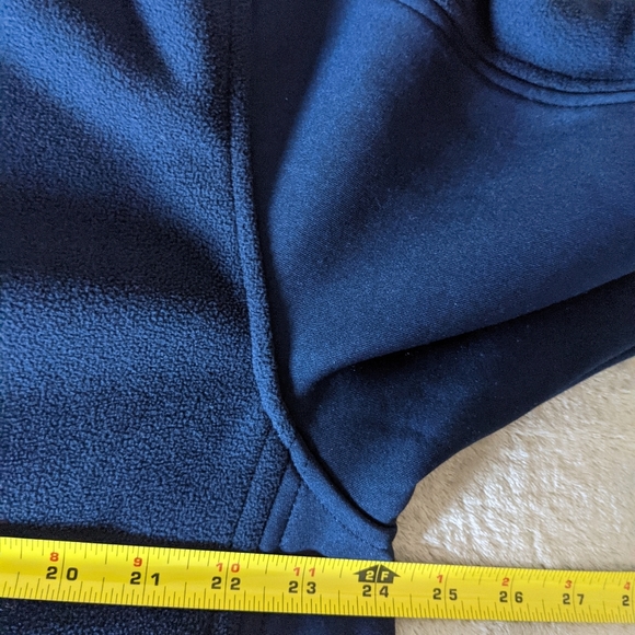 Navy Fleece Hiking Jacket Size L - Picture 7 of 9